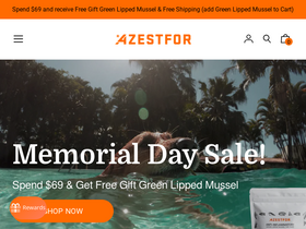 azestfor.com homepage screenshot