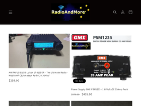 radioandmore.com.au homepage screenshot