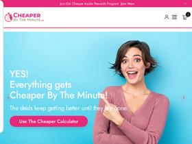 Cheaper By The Minute homepage screenshot