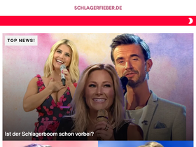 'schlagerfieber.de' screenshot