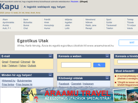 'kapu.hu' screenshot