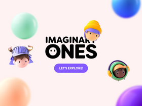 'imaginaryones.com' screenshot