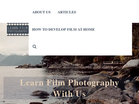 'learnfilm.photography' screenshot