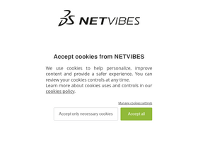 'netvibes.com' screenshot