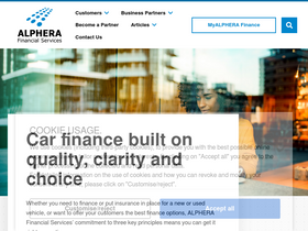 'alphera.co.uk' screenshot