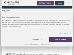 'oncampus.global' screenshot