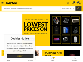 'elcytec.com' screenshot