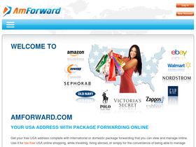 'amforward.com' screenshot