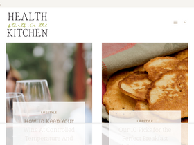 'healthstartsinthekitchen.com' screenshot
