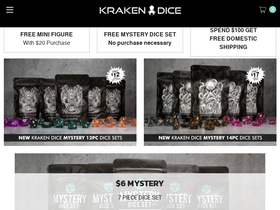 'krakendice.com' screenshot
