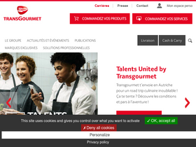 'transgourmet.fr' screenshot