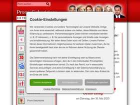 'promi-geburtstage.de' screenshot