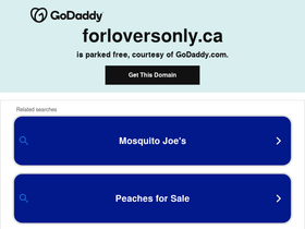 forloversonly.ca homepage screenshot