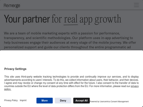 'remerge.io' screenshot
