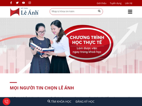 'ketoanleanh.edu.vn' screenshot