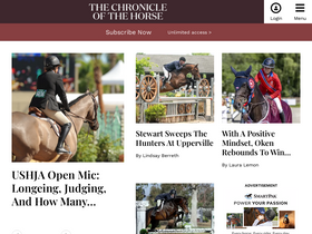 'chronofhorse.com' screenshot
