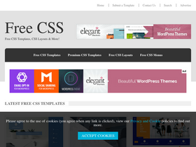 'free-css.com' screenshot