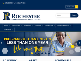 'rctc.edu' screenshot