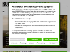 'kurera.se' screenshot