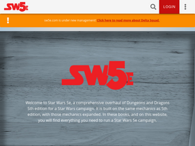 'sw5e.com' screenshot