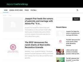 'sportsfinding.com' screenshot
