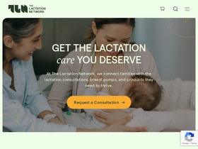 'lactationnetwork.com' screenshot