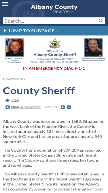 albanycountysheriff.com