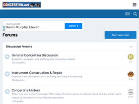'concertina.net' screenshot