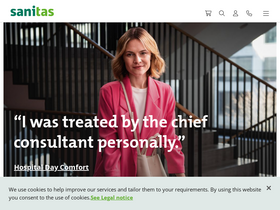 'sanitas.com' screenshot