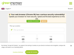 'greenmotion.com' screenshot