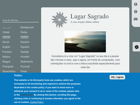 'lugarsagrado.com' screenshot