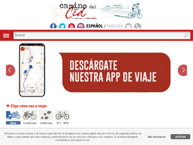 'caminodelcid.org' screenshot