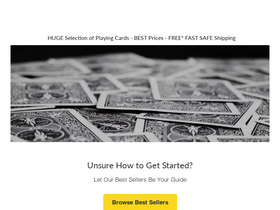 'playingcarddecks.com' screenshot