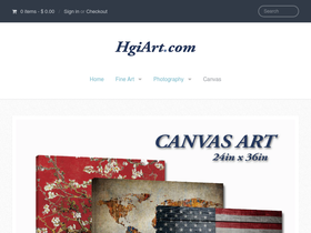 hgiart.com homepage screenshot
