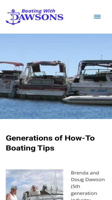 boatingwithdawsons.com