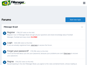 'fmanager.com.br' screenshot