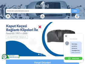 'merttugoto.com' screenshot