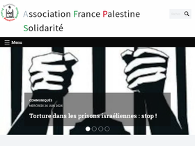 'france-palestine.org' screenshot