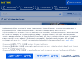 'metro.it' screenshot