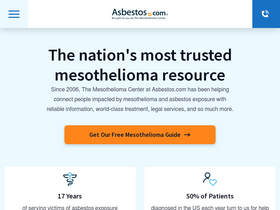 'asbestos.com' screenshot