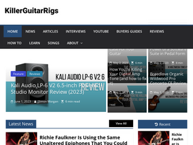 'killerguitarrigs.com' screenshot