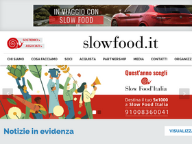 'slowfood.it' screenshot