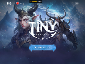 Tinyessence.net website image