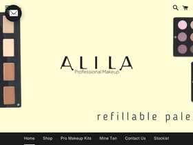 alila.co.za homepage screenshot