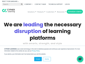 'cypherlearning.com' screenshot