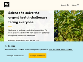 'wellcome.org' screenshot