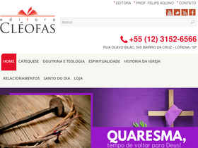'cleofas.com.br' screenshot