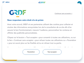 'grdf.fr' screenshot
