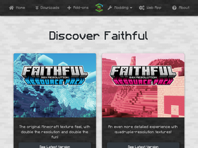 'faithfulpack.net' screenshot