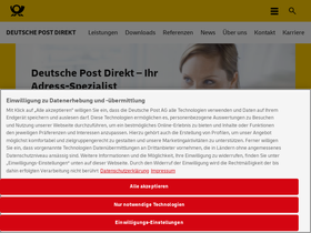 'postdirekt.de' screenshot